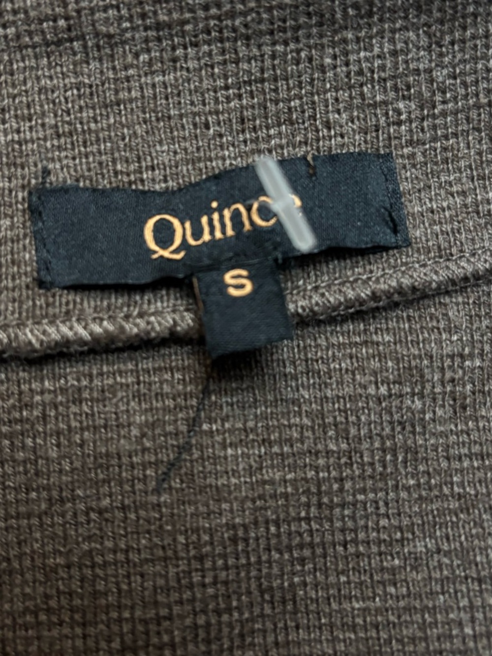 Quince Open Front Knit Blazer Cardigan sz S - Picture 2 of 6